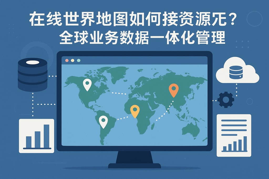 在线世界地图如何接入数据源？全球业务数据一体化管理