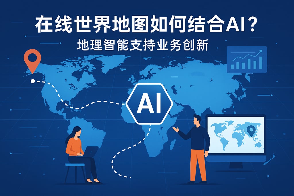 在线世界地图如何结合AI？地理智能支持业务创新