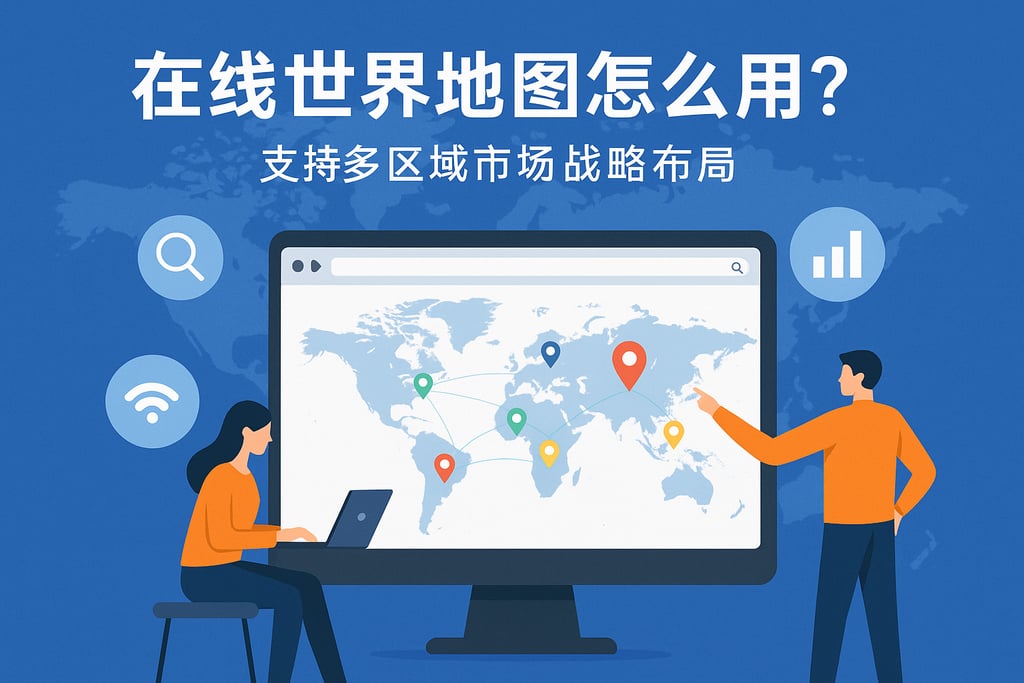 在线世界地图怎么用？支持多区域市场战略布局