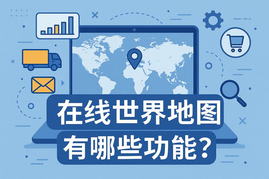 在线世界地图有哪些功能？支持多行业业务拓展