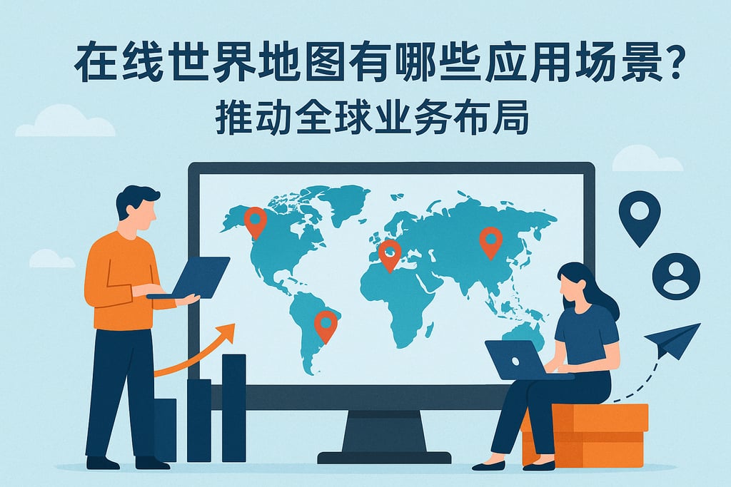在线世界地图有哪些应用场景？推动全球业务布局