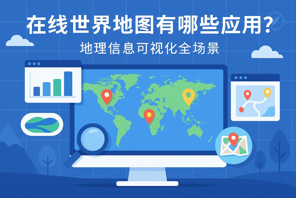 在线世界地图有哪些应用？地理信息可视化全场景
