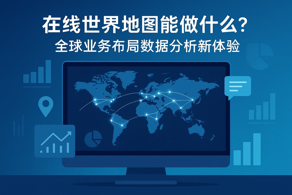 在线世界地图能做什么？全球业务布局数据分析新体验