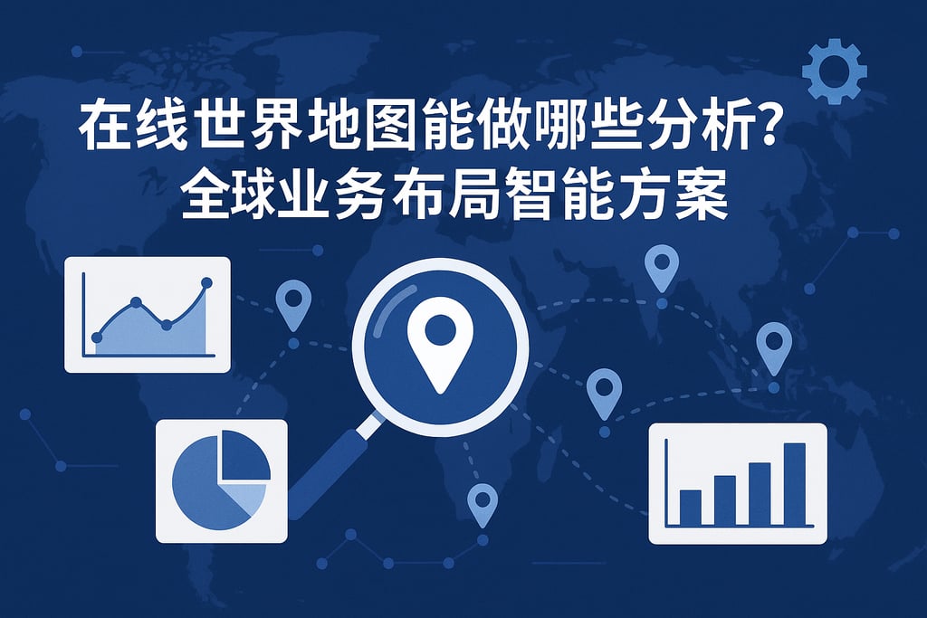 在线世界地图能做哪些分析？全球业务布局智能方案