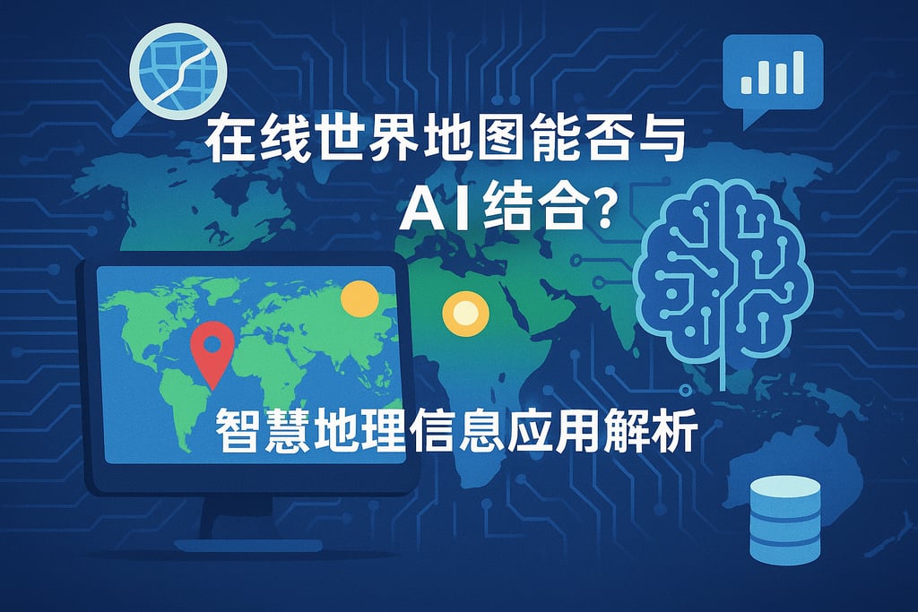 在线世界地图能否与AI结合？智慧地理信息应用解析