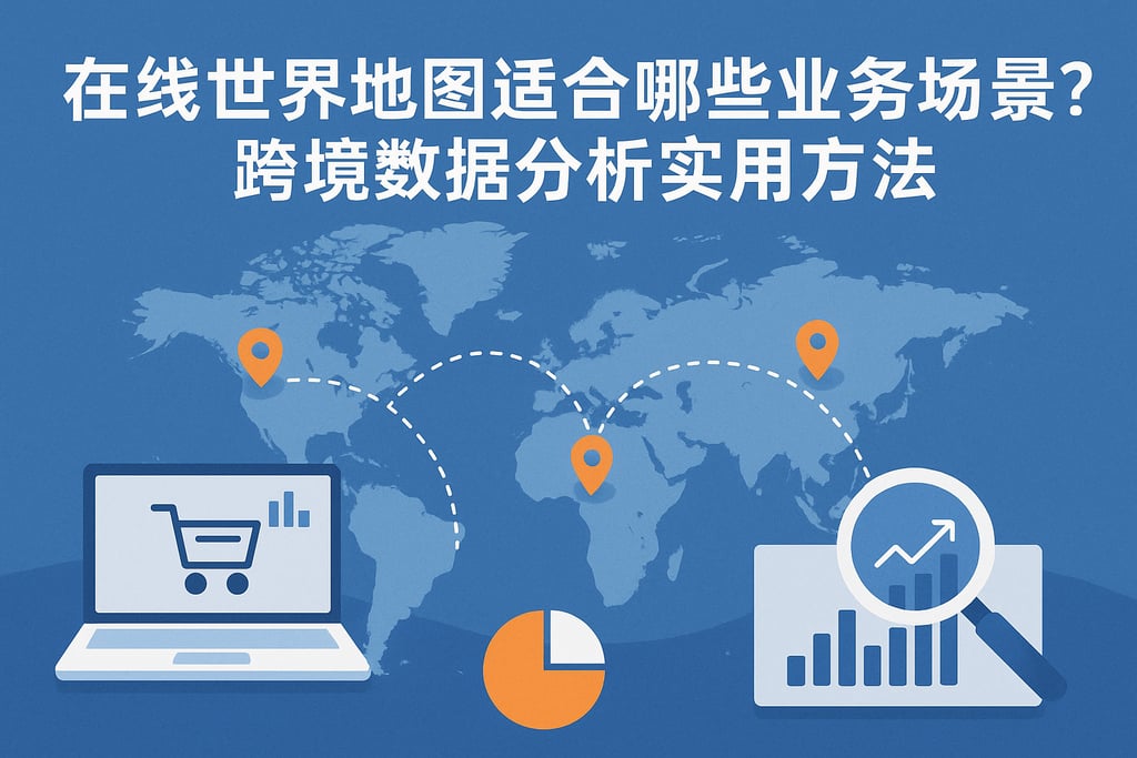 在线世界地图适合哪些业务场景？跨境数据分析实用方法