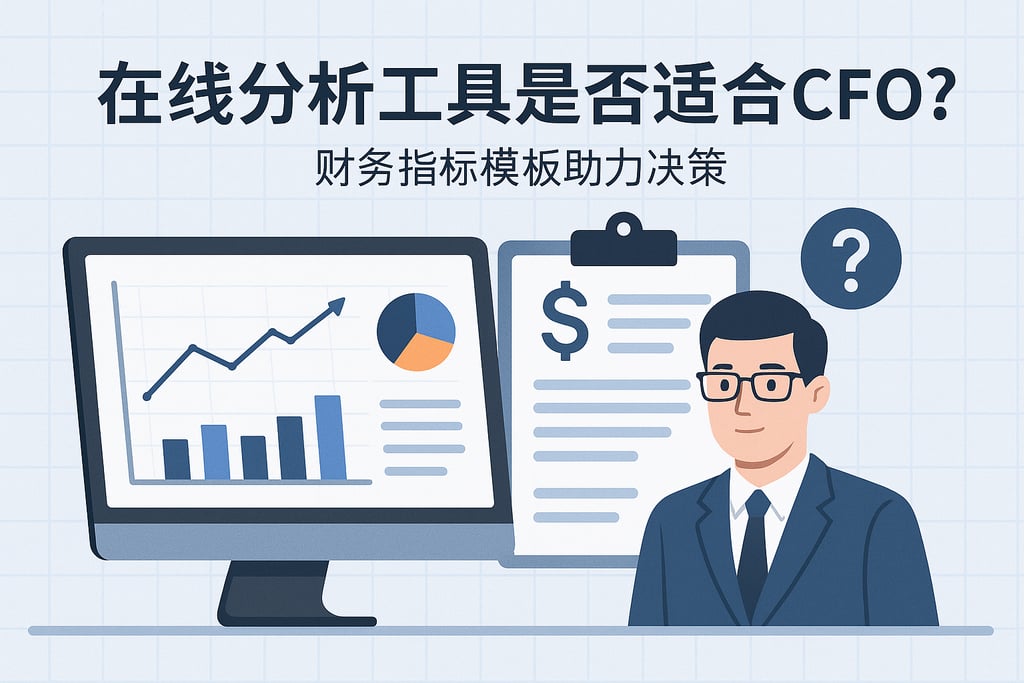 在线分析工具是否适合CFO？财务指标模板助力决策