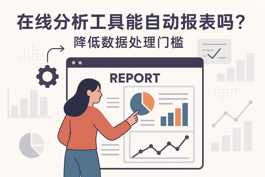 在线分析工具能自动报表吗？降低数据处理门槛