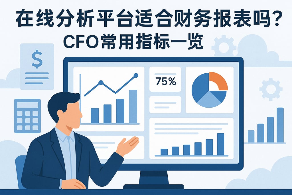 在线分析平台适合财务报表吗？CFO常用指标一览