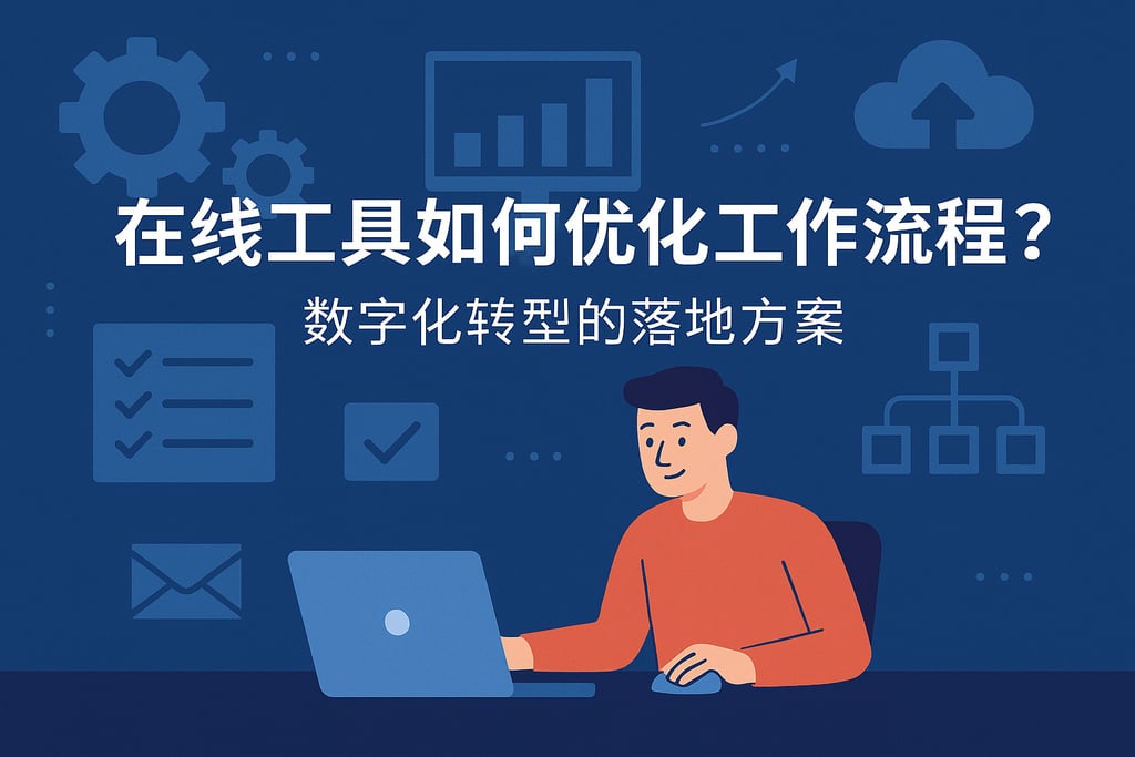 在线工具如何优化工作流程？数字化转型的落地方案