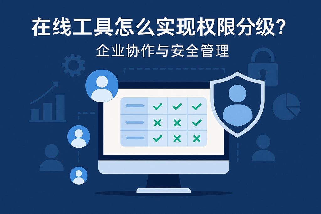 在线工具怎么实现权限分级？企业协作与安全管理