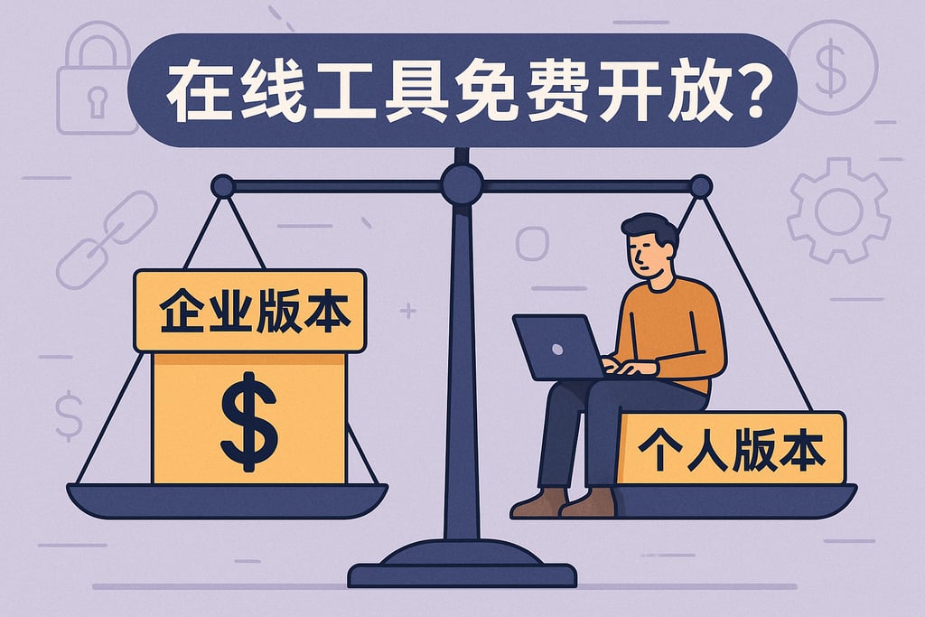 在线工具是否免费开放？企业与个人版本对比