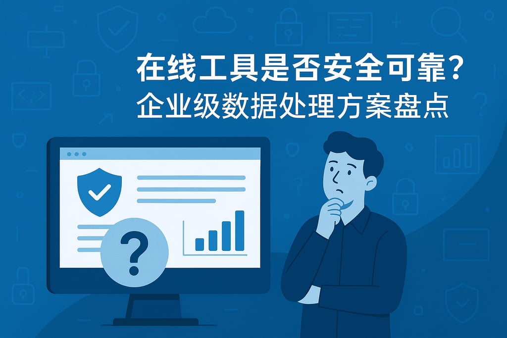 在线工具是否安全可靠？企业级数据处理方案盘点