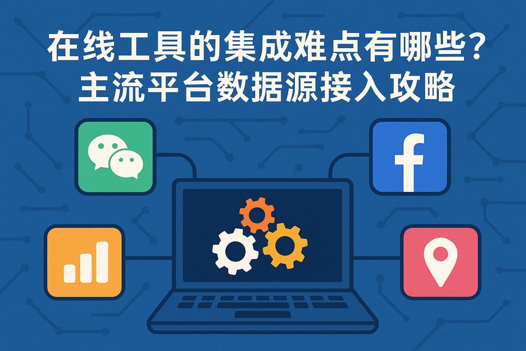 在线工具的集成难点有哪些？主流平台数据源接入攻略