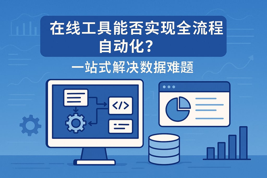 在线工具能否实现全流程自动化？一站式解决数据难题