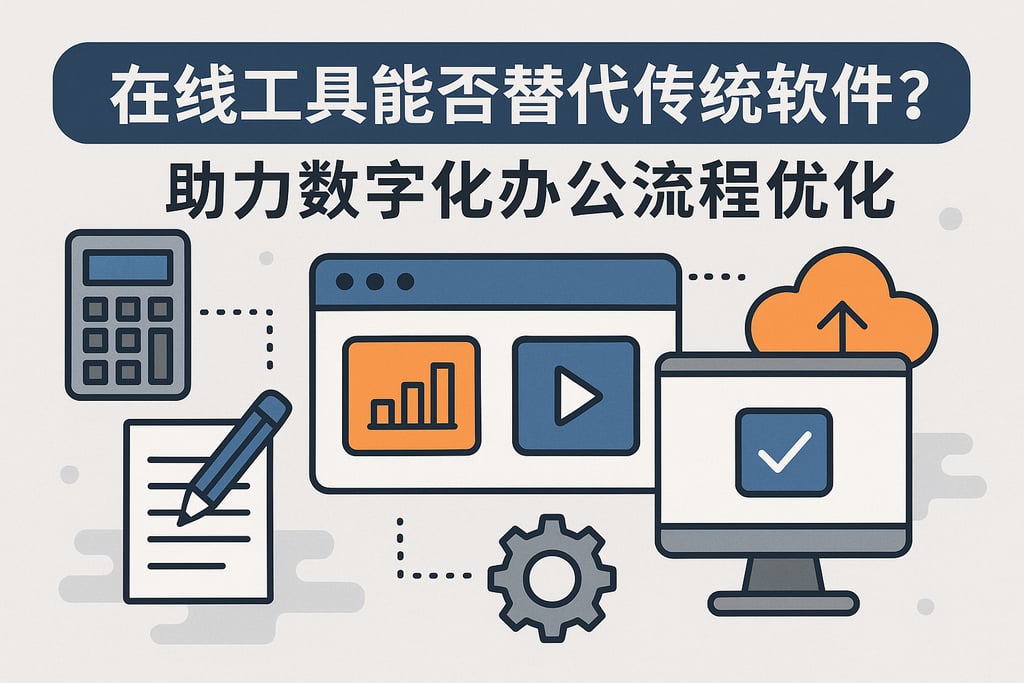在线工具能否替代传统软件？助力数字化办公流程优化