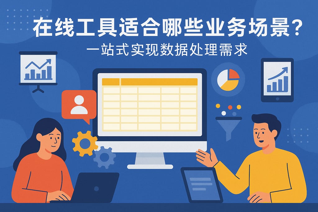 在线工具适合哪些业务场景？一站式实现数据处理需求