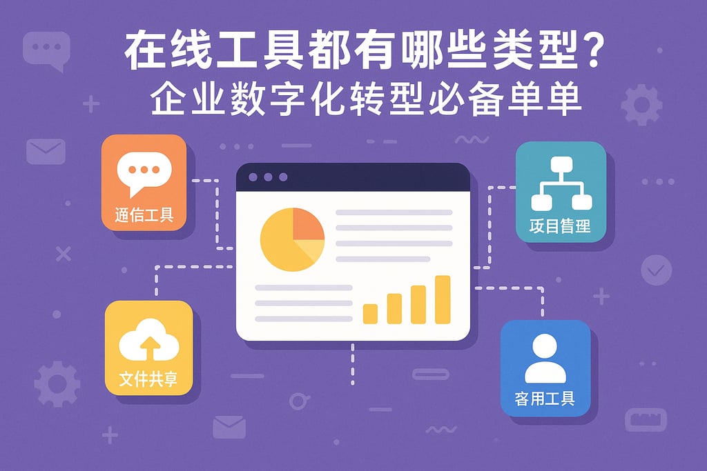 在线工具都有哪些类型？企业数字化转型必备清单