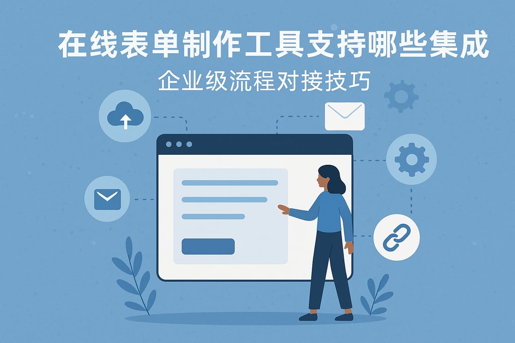 在线表单制作工具支持哪些集成？企业级流程对接技巧