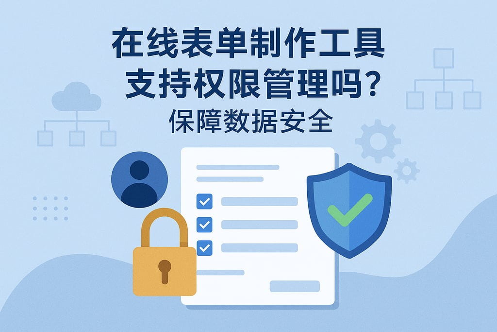 在线表单制作工具支持权限管理吗？保障数据安全分级