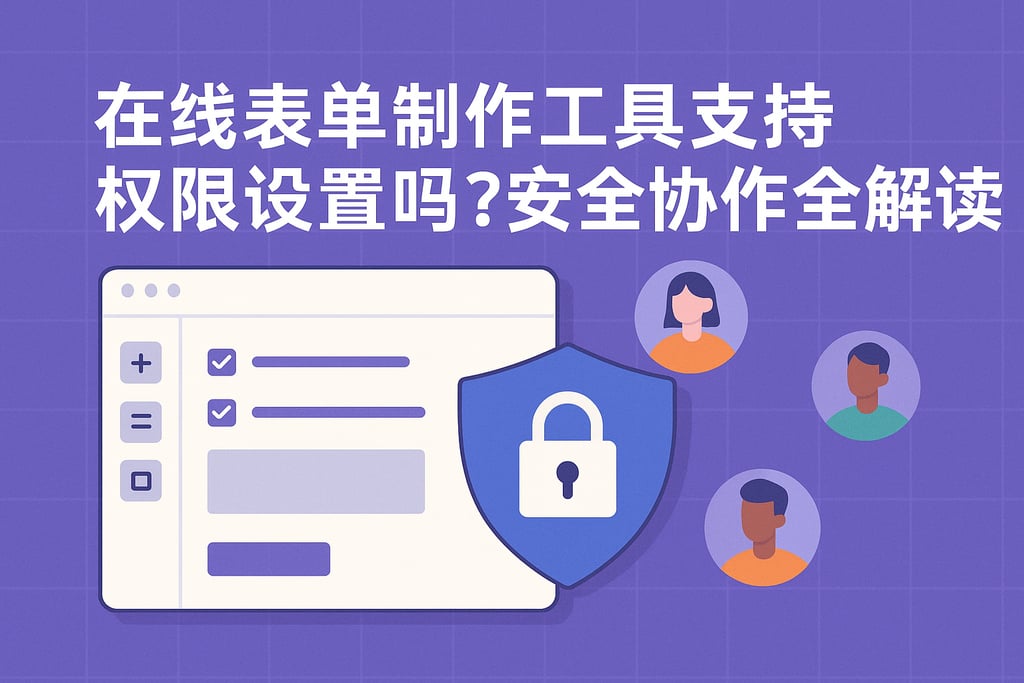 在线表单制作工具支持权限设置吗？安全协作全解读