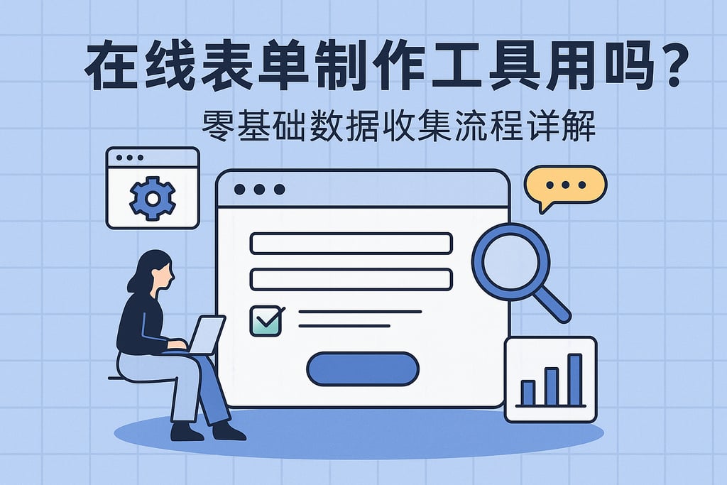 在线表单制作工具易用吗？零基础数据收集流程详解