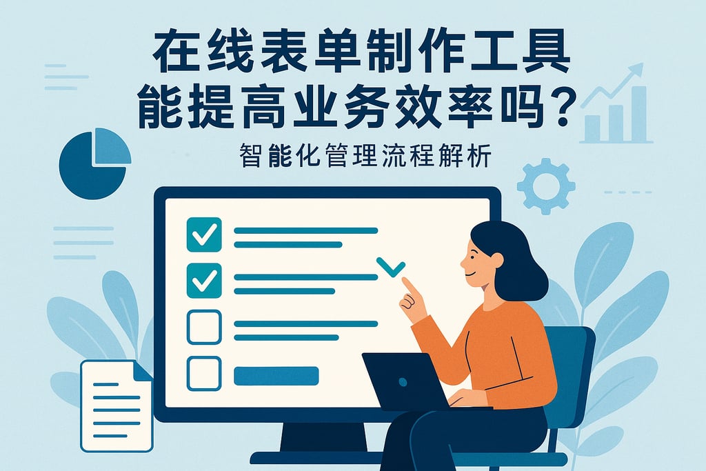 在线表单制作工具能提高业务效率吗？智能化管理流程解析