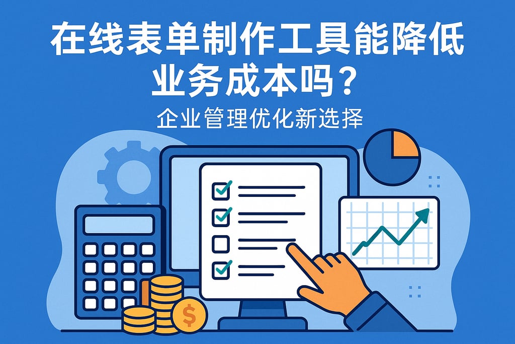 在线表单制作工具能降低业务成本吗？企业管理优化新选择