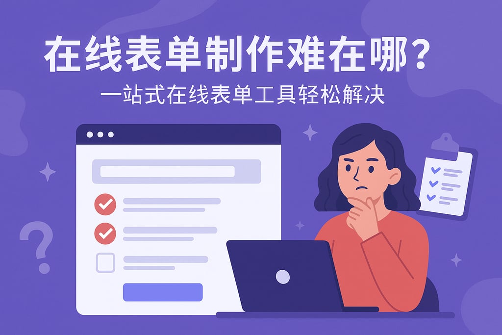 在线表单制作难在哪？一站式在线表单工具轻松解决