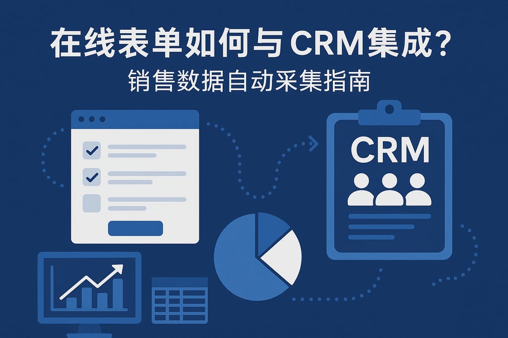 在线表单如何与CRM集成？销售数据自动采集指南