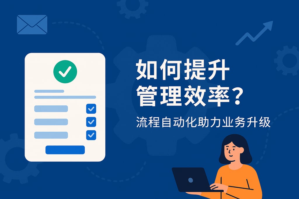 在线表单如何提升管理效率？流程自动化助力业务升级