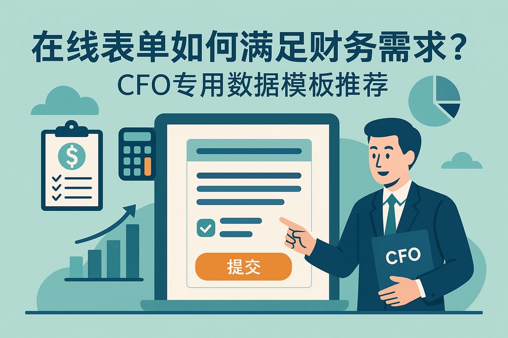 在线表单如何满足财务需求？CFO专用数据模板推荐