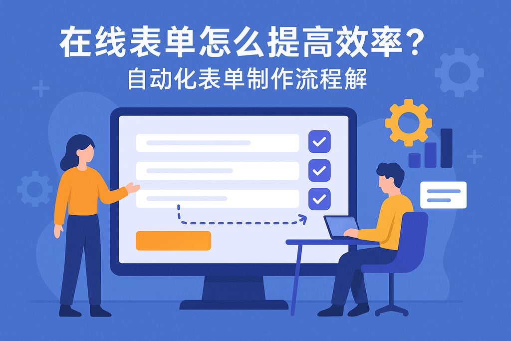 在线表单怎么提高效率？自动化表单制作流程解析