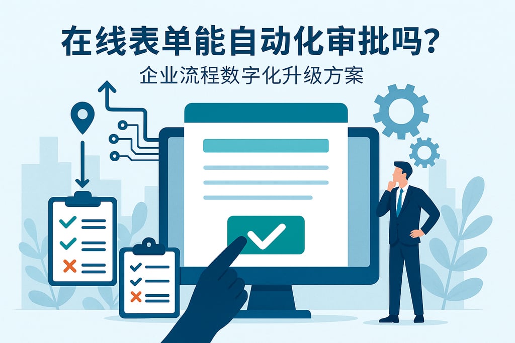 在线表单能自动化审批吗？企业流程数字化升级方案