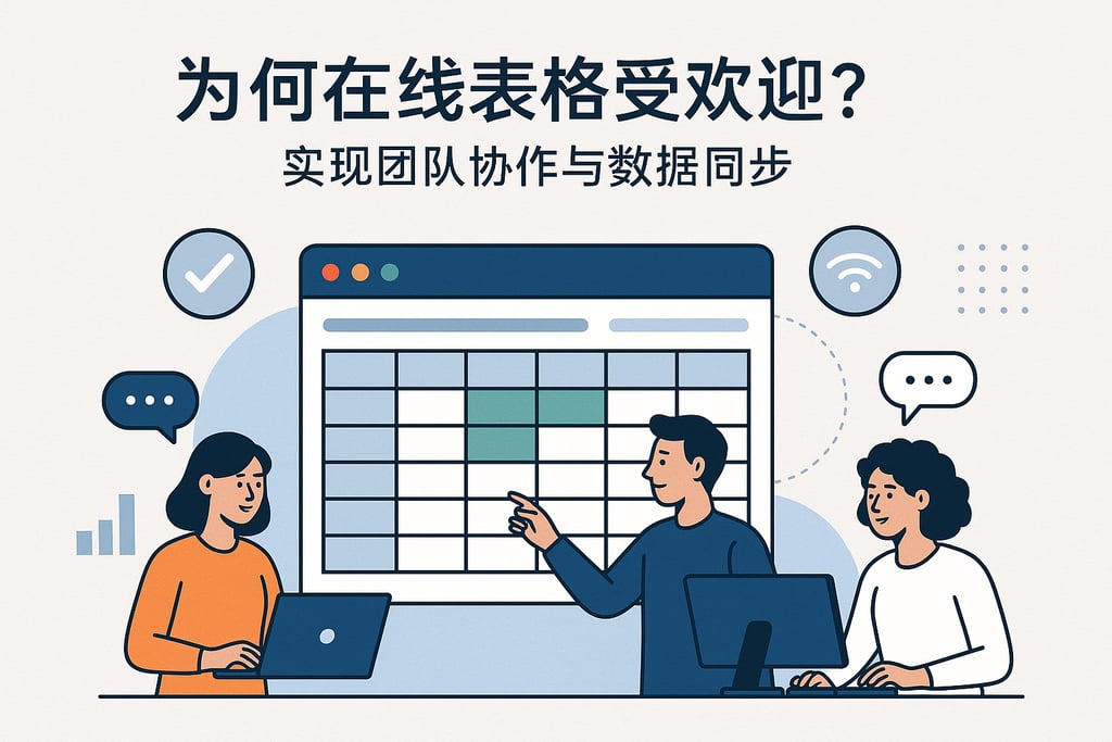 在线表格为何受欢迎？实现团队协作与数据同步