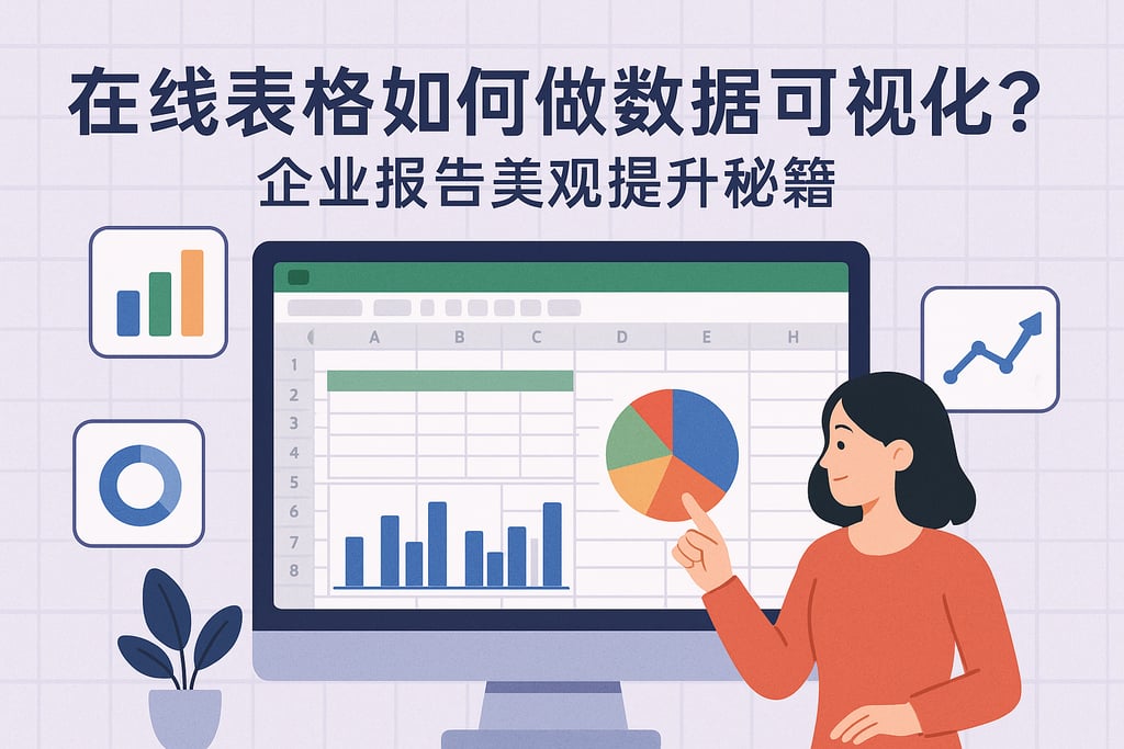 在线表格如何做数据可视化？企业报告美观提升秘籍