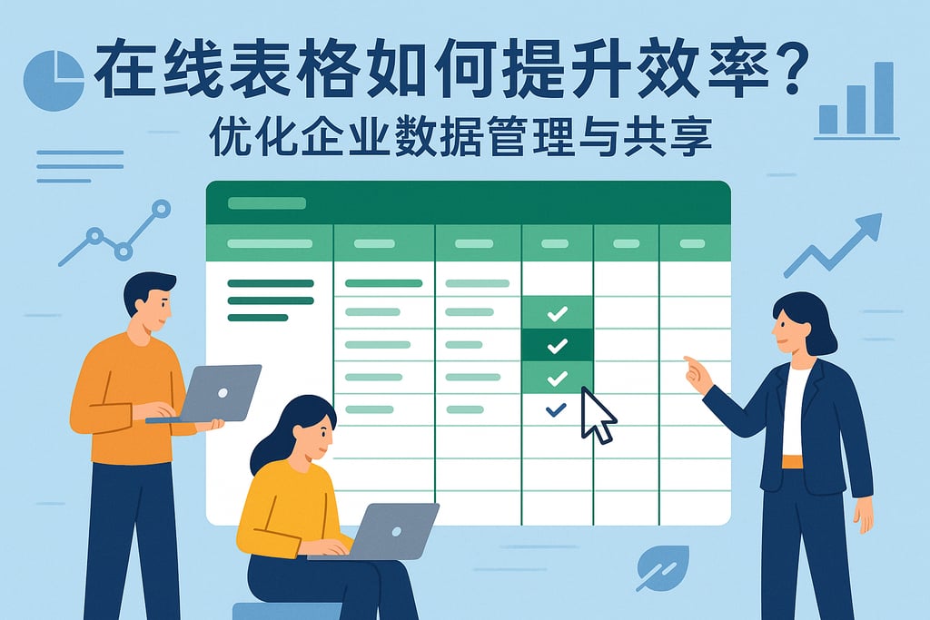 在线表格如何提升效率？优化企业数据管理与共享
