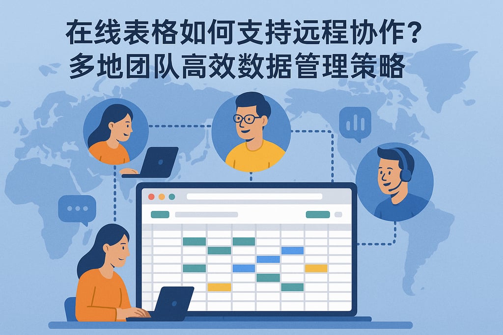 在线表格如何支持远程协作？多地团队高效数据管理策略