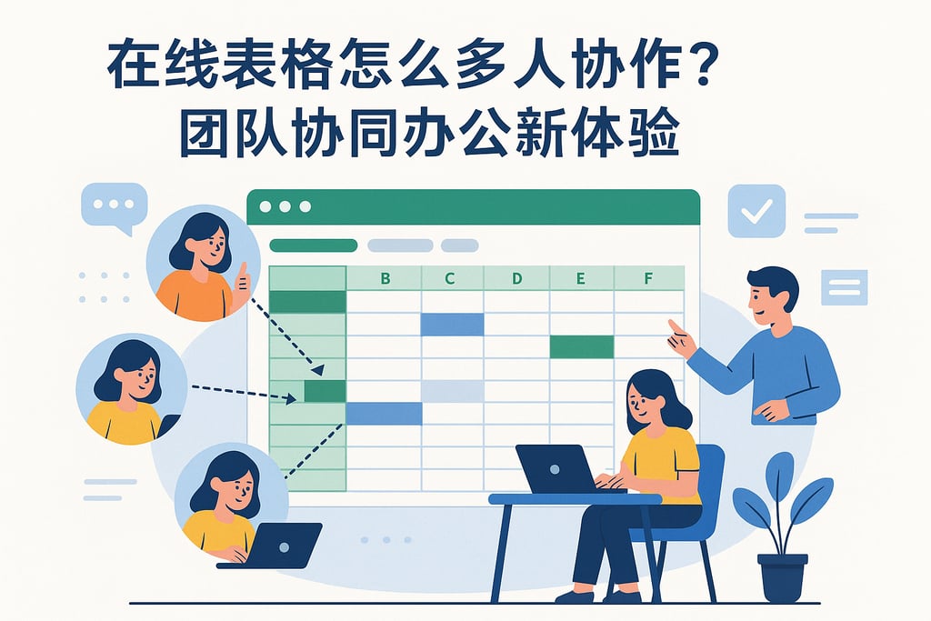 在线表格怎么多人协作？团队协同办公新体验