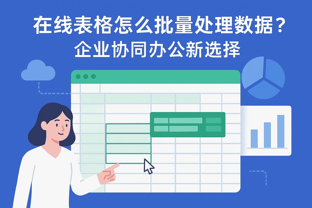 在线表格怎么批量处理数据？企业协同办公新选择