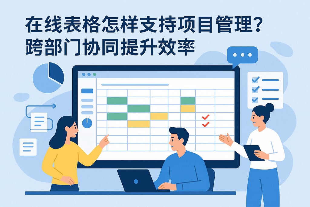 在线表格怎样支持项目管理？跨部门协同提升效率