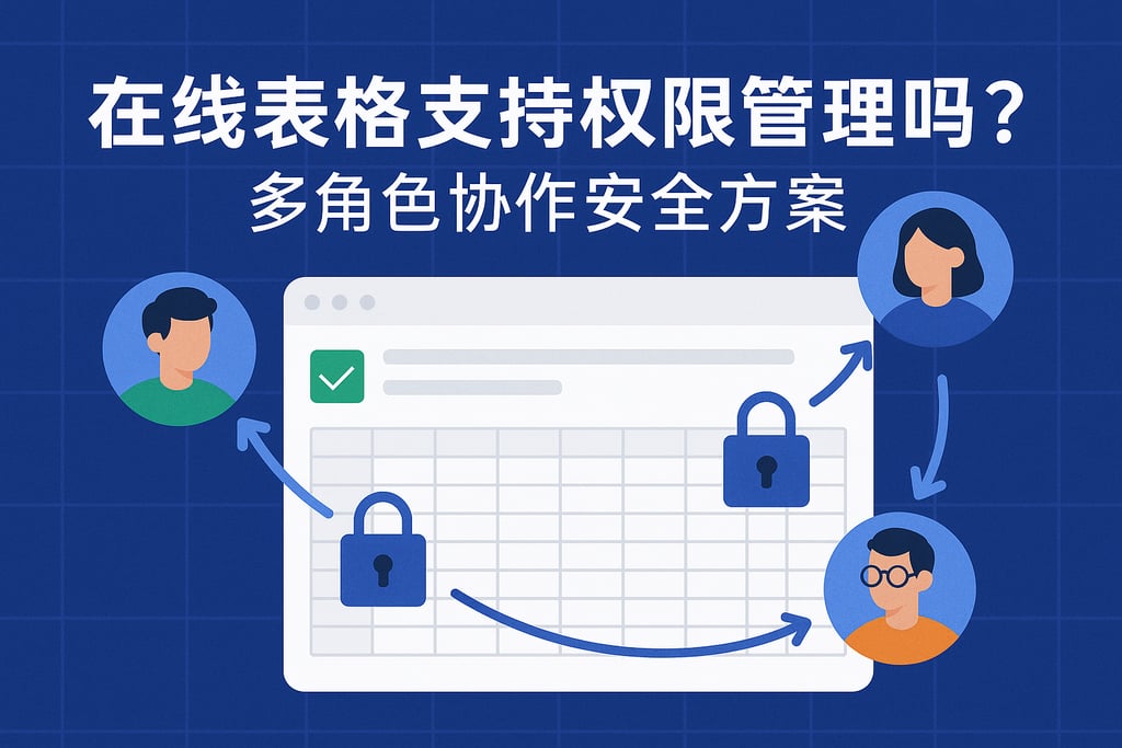 在线表格支持权限管理吗？多角色协作安全方案
