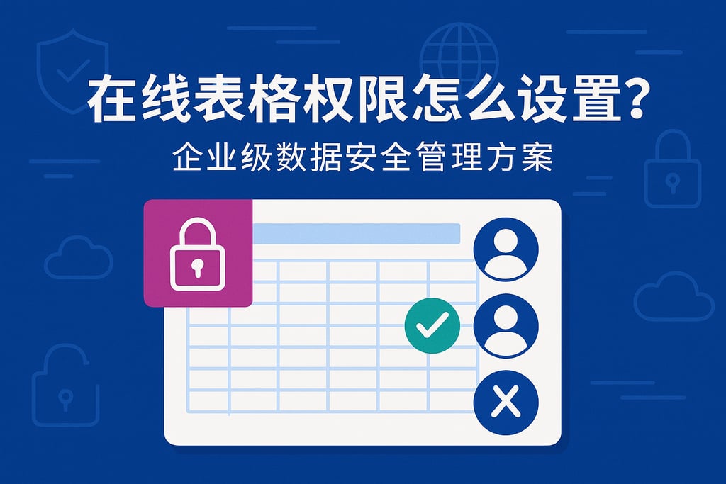 在线表格权限怎么设置？企业级数据安全管理方案