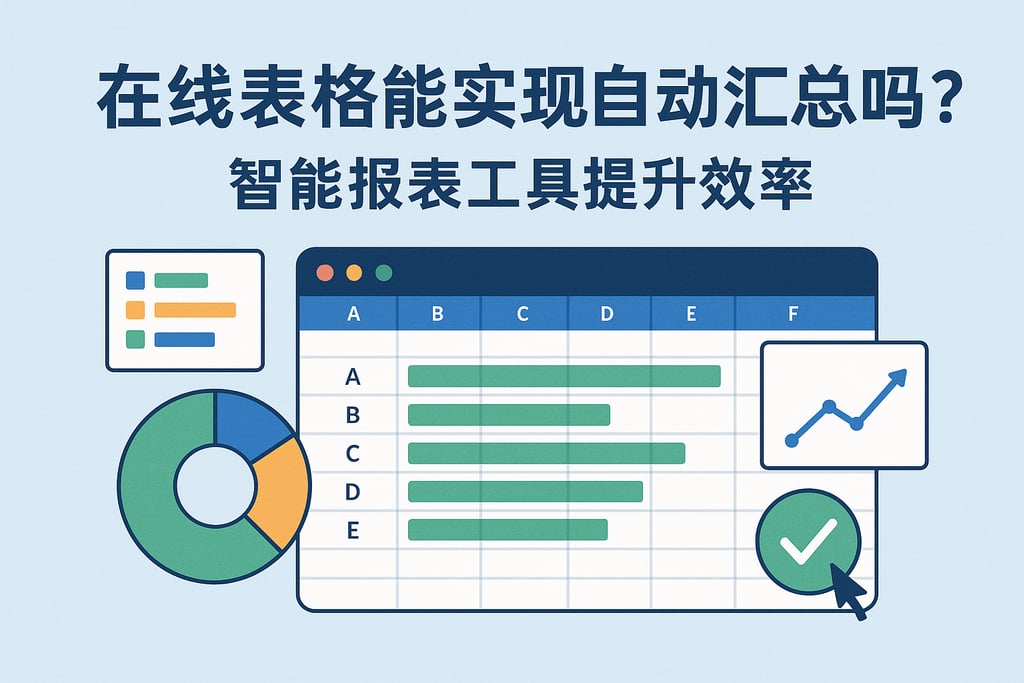 在线表格能实现自动汇总吗？智能报表工具提升效率
