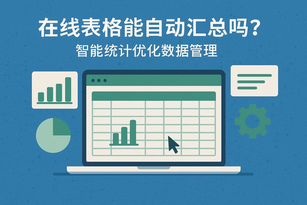 在线表格能自动汇总吗？智能统计优化数据管理