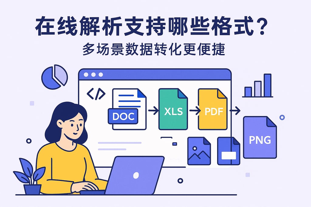 在线解析支持哪些格式？多场景数据转化更便捷
