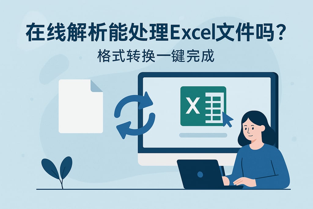 在线解析能处理Excel文件吗？格式转换一键完成