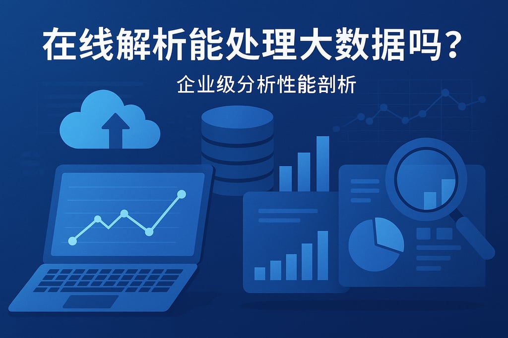 在线解析能处理大数据吗？企业级分析性能剖析