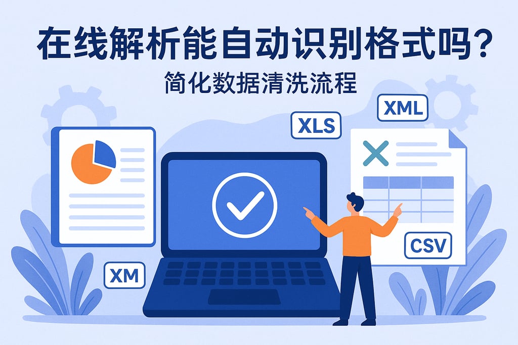 在线解析能自动识别格式吗？简化数据清洗流程