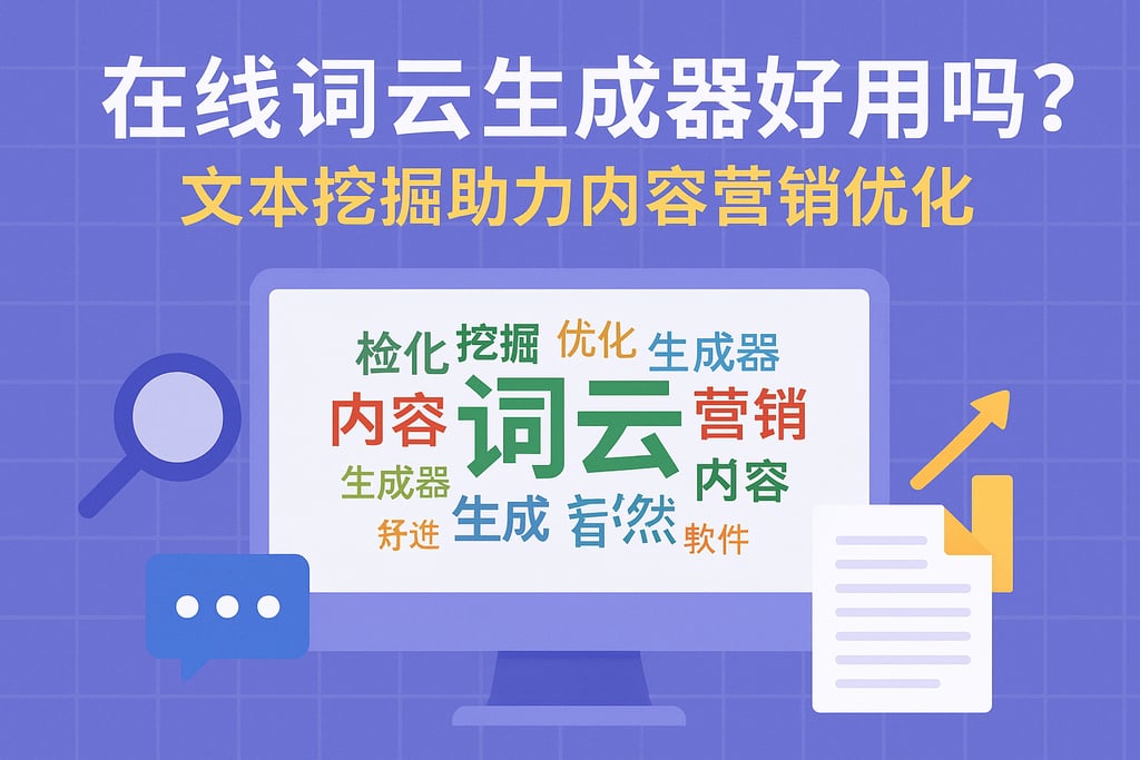 在线词云生成器好用吗？文本挖掘助力内容营销优化